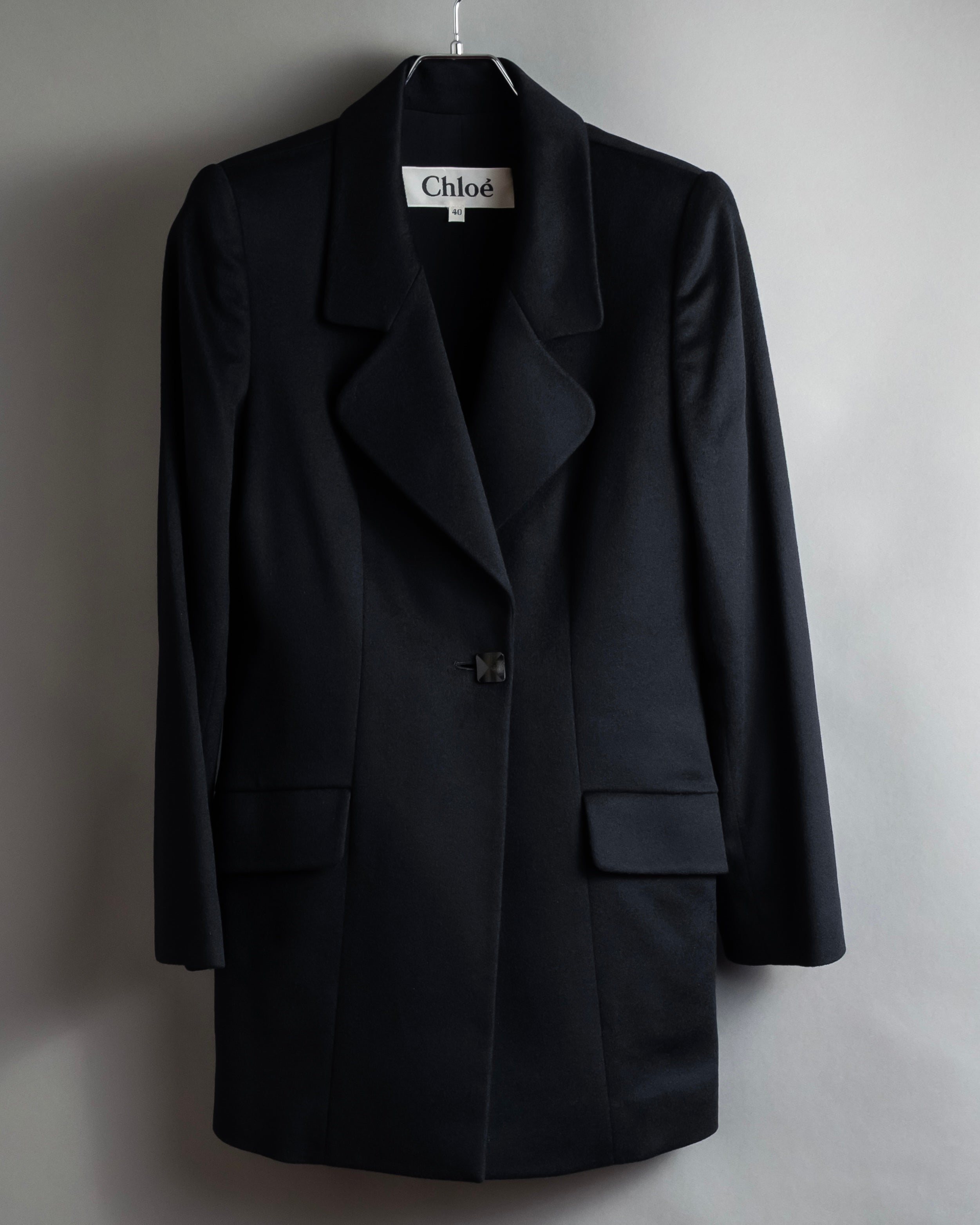 "Chloe" Iconic fastening design tailored jacket