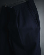 "BALENCIAGA" Tailored Two-Piece Suit Set with Subtle Pinstripes