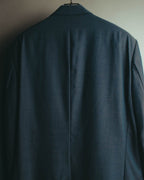 “Vintage” Textured blue tailored jacket