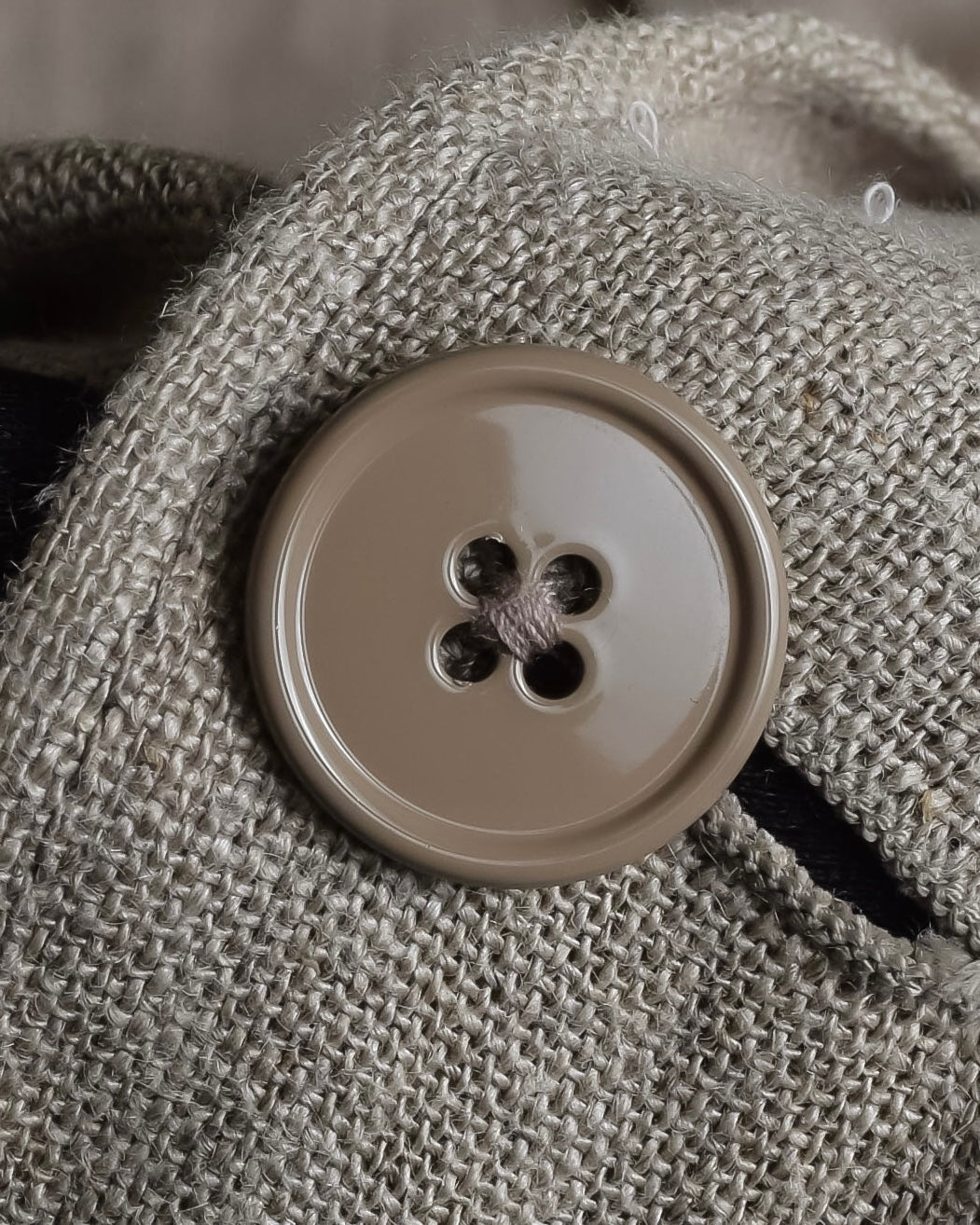 "Dolce & Gabbana" Raw edge frayed linen tailored jacket