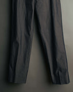 -SPECIAL- “HERMÈS” 1998-00’s Leather trimmed tailored trousers