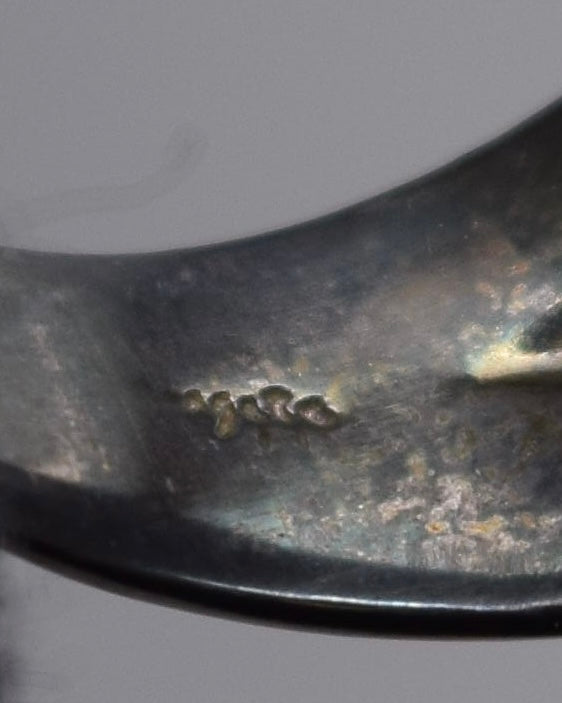 "agete" Rutilated quartz K10 silver coated ring