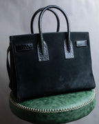 "Saint Laurent" Sac du Jour leather combination 2way bag