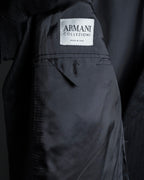 "ARMANI COLLEZIONI" Deep charcoal pinstripe set up
