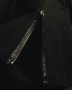 -SPECIAL- "COMME des GARÇONS HOMME" 03AW Asymmetric zip long coat