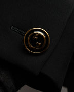 "GUCCI" Michele period stand collar modified design tailored jacket