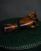 "HERMES" 10’s-20’s Tresse leather H clasp bracelet