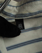 "GUCCI" Diamond jacquard striped shirt