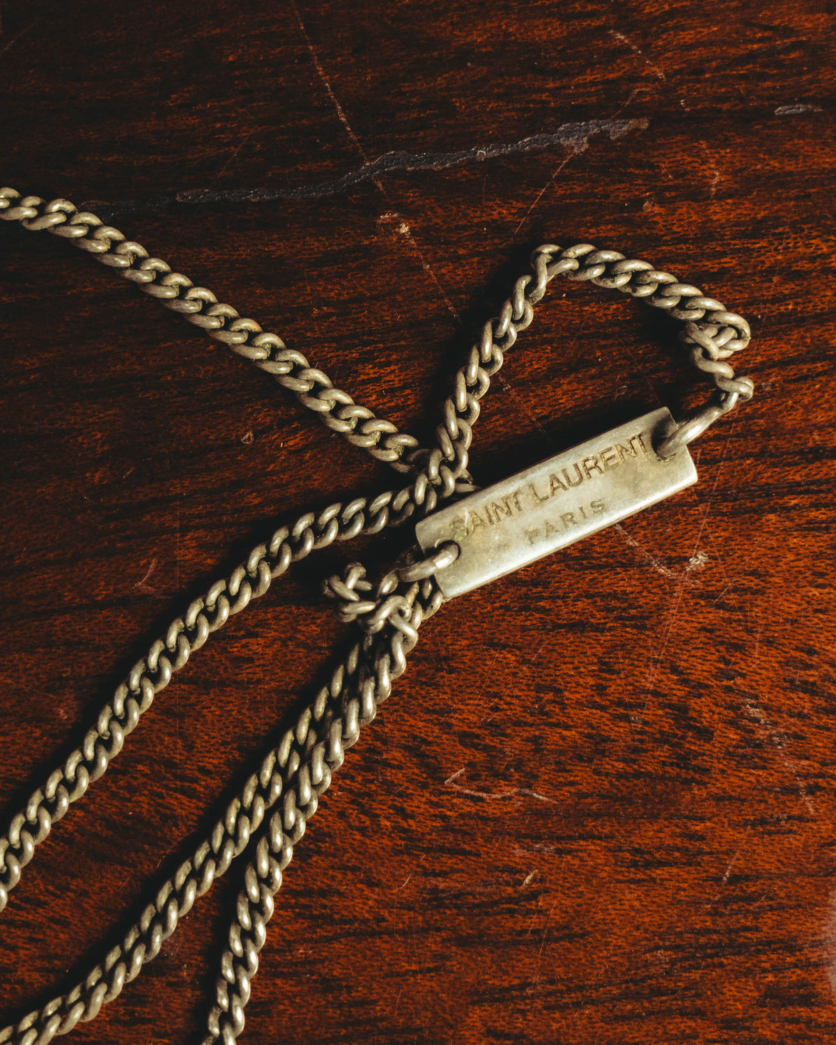 "Saint Laurent" 10's-20's Sculptural doll pendant necklace