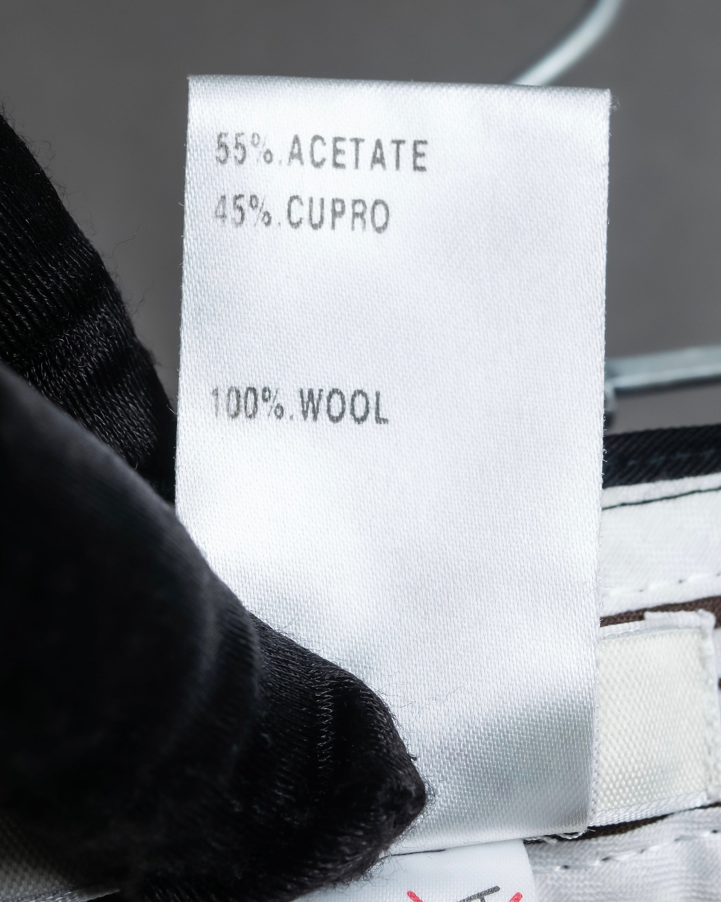 "Chloe" Oversized wool matte black set up