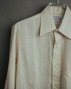 -MOOD Vintage Collections-
70’s-80’s Tone on tone check dress shirt