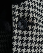 –SPECIAL– "SAINT LAURENT PARIS"
10’s Houndstooth leather-lapel peak blazer