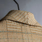 "Christian Dior" Glen check pattern beautiful shape tailored jacket