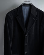 "ARMANI COLLEZIONI" Black corduroy relaxed set up