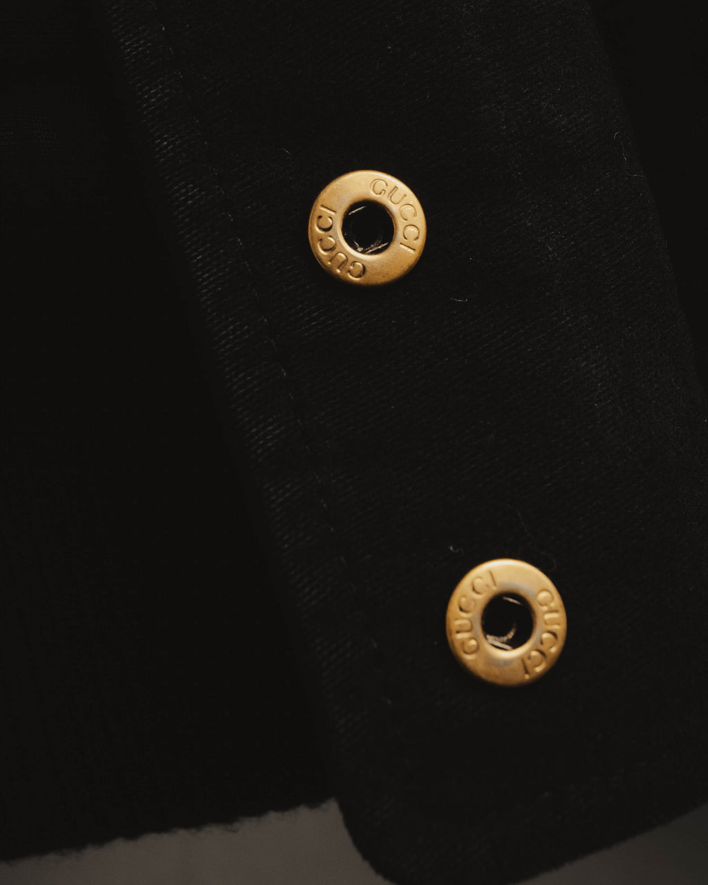 “GUCCI” Late 00’s military detail cotton long jacket