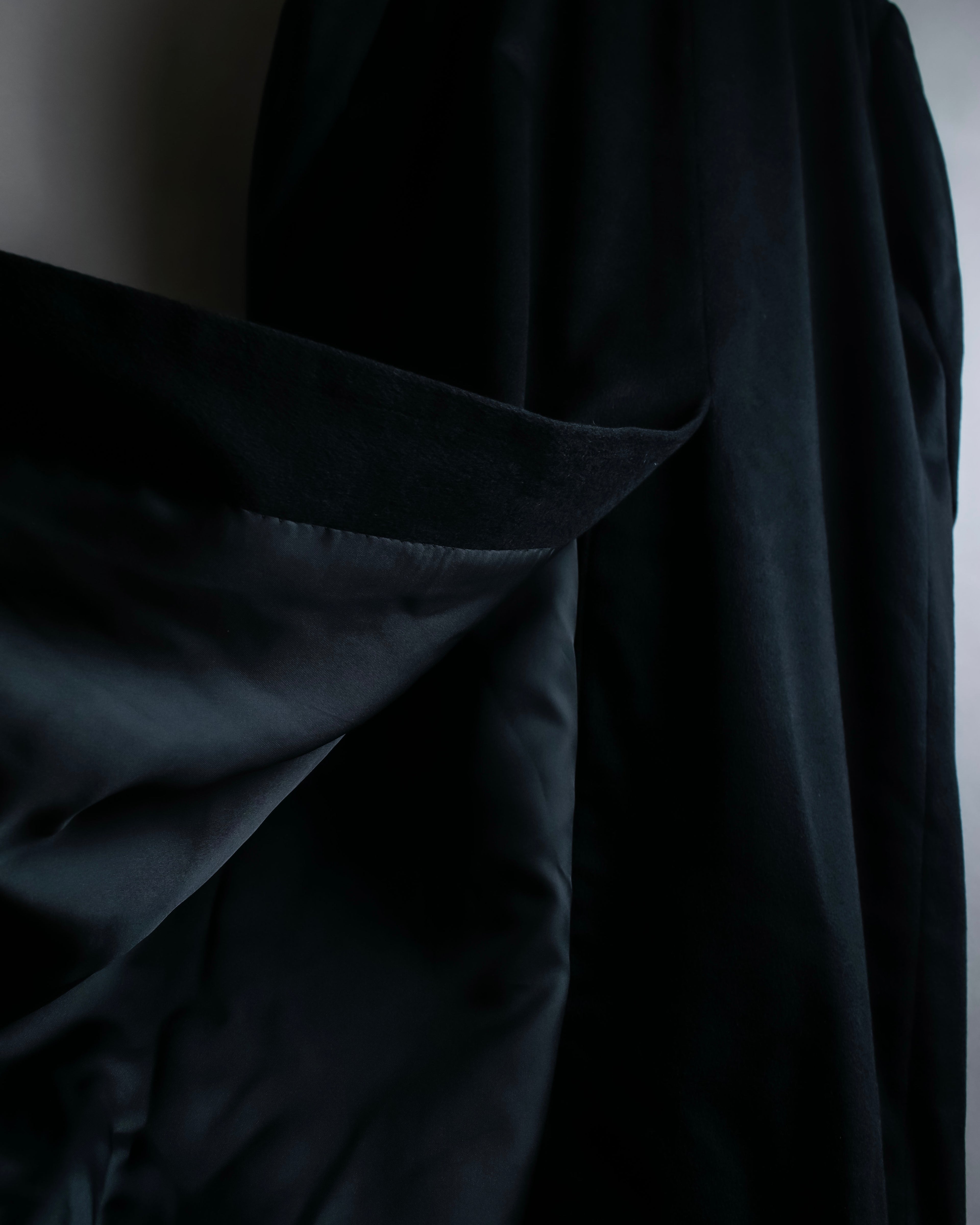 "Vintage super maxi length double-breasted oversized chester coat"