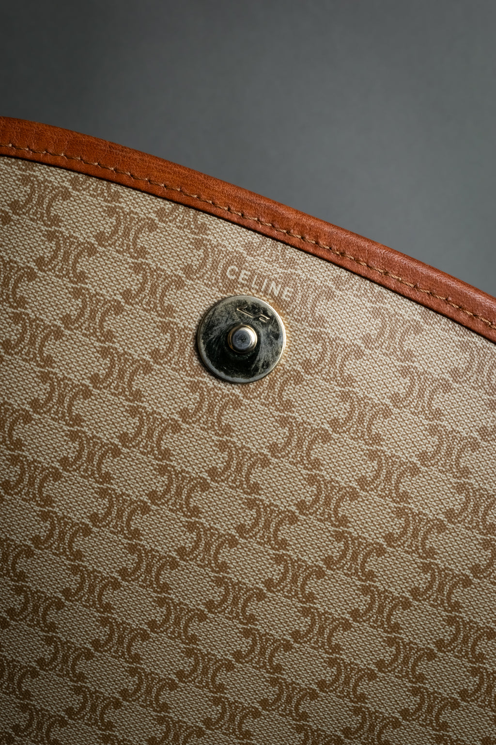 "CELINE Macadam pattern combination shoulder bag