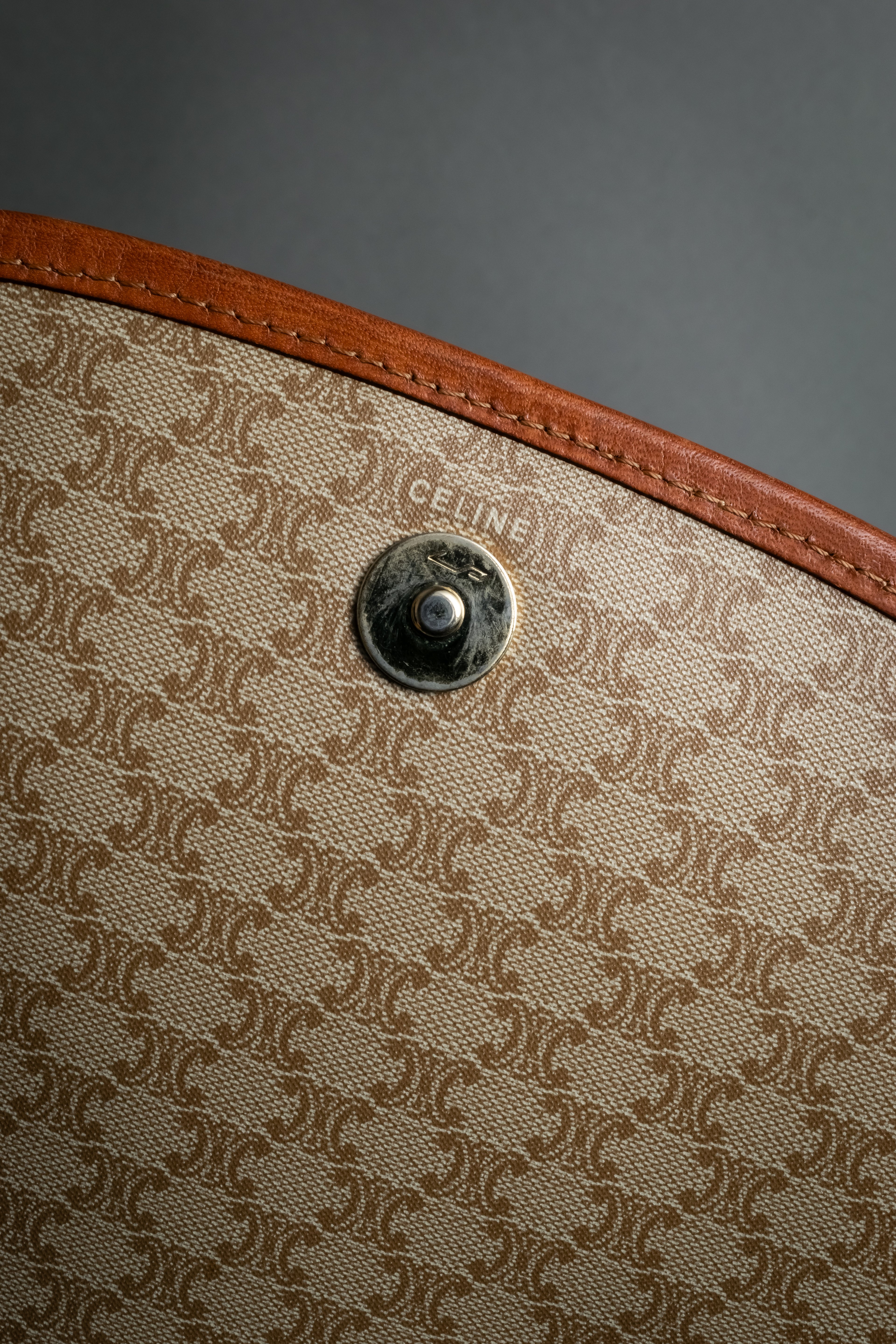 "CELINE Macadam pattern combination shoulder bag