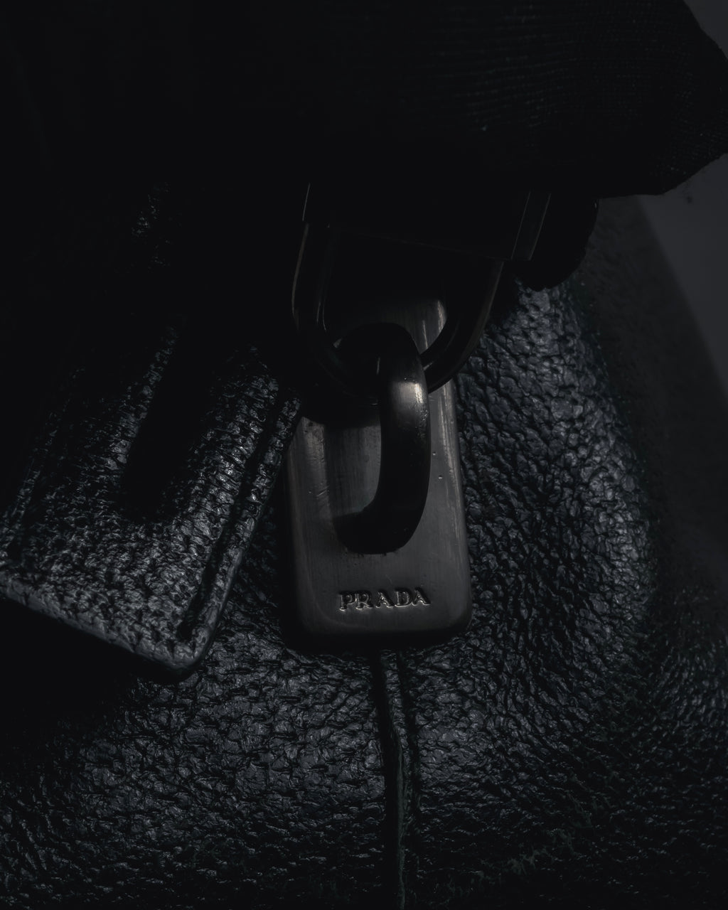 "PRADA" 90’s-00’s Vitello daino leather doctor bag