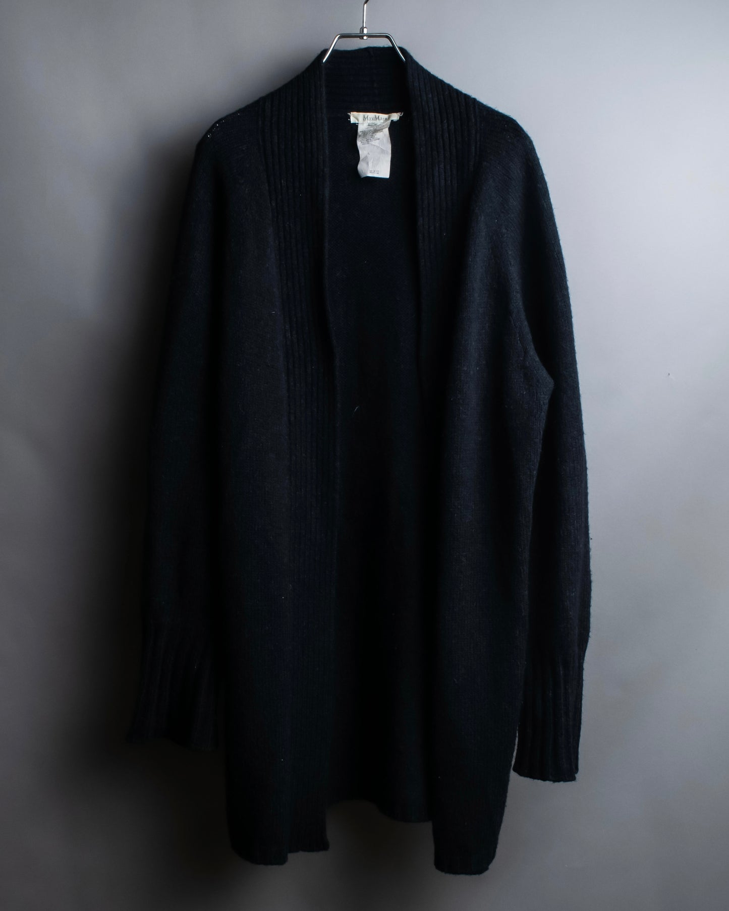 “MaxMara” Oversized gown designed cardigan