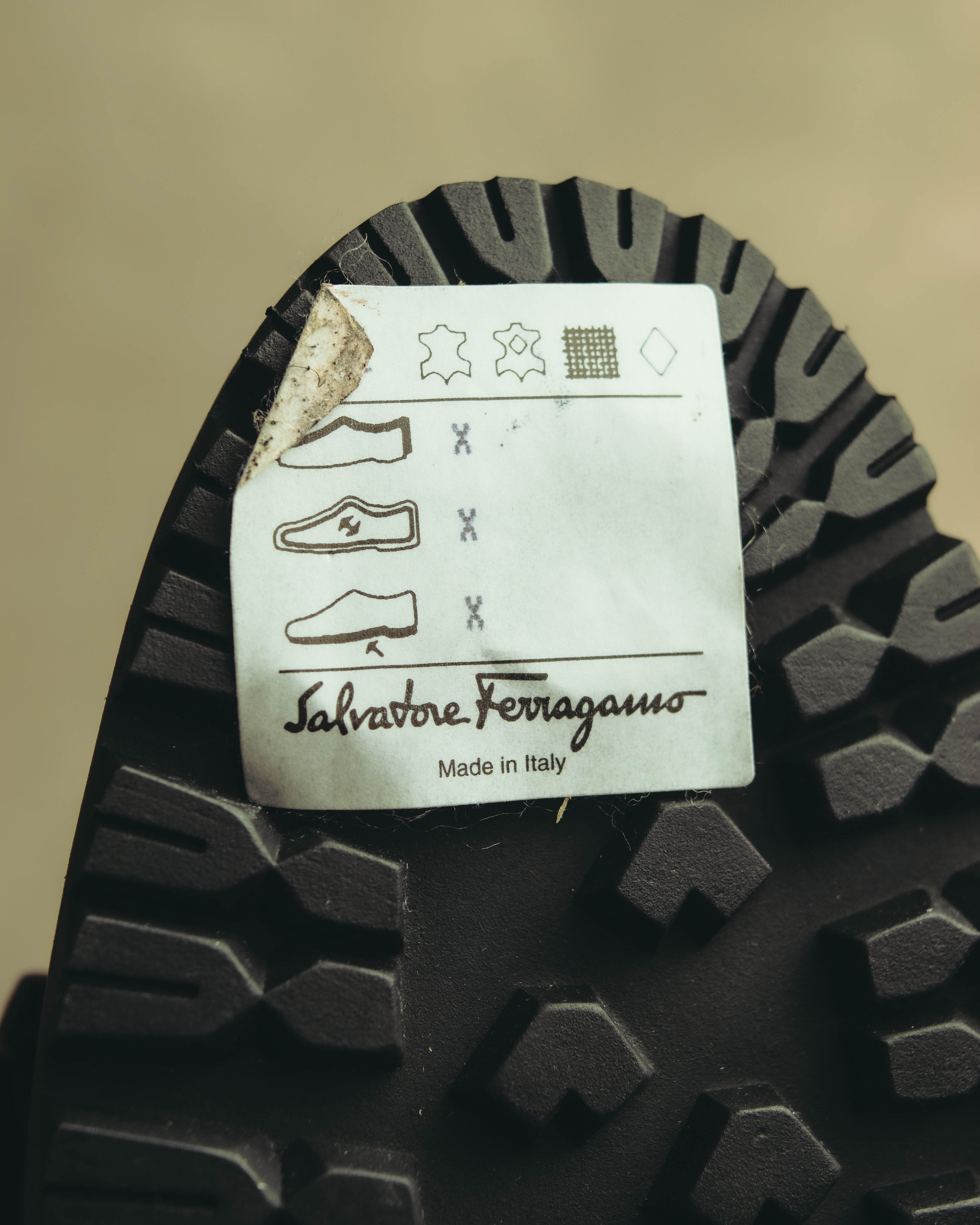 "Salvatore Ferragamo" 90's-00's Kiltie fringe leather derby shoes