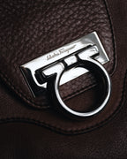 "Salvatore Ferragamo" 00’s Soft gathered gancini top-handle bag