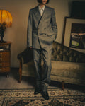 -SPECIAL- “GUCCI” 2019-2021 Glen check double-breasted wool suit