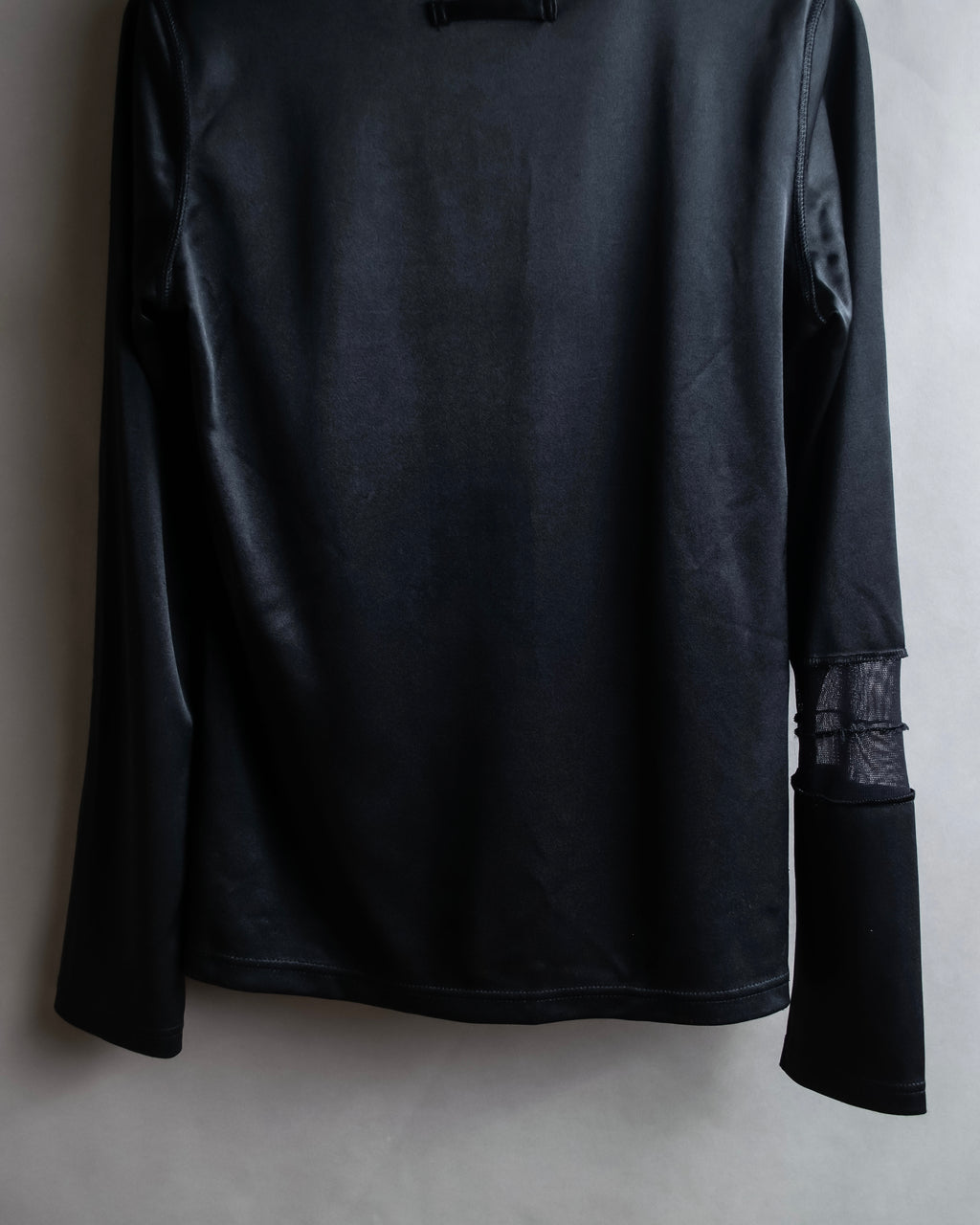 "JEAN PAUL GAULTIER FEMME" Sheer mixed material design pullover
