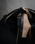 “GUCCI” 2007-2012 Crest emblem soft leather bag