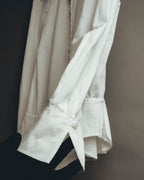 -SPECIAL- “YVES SAINT LAURENT” 70’s-90’s Ruffled high-neck blouse