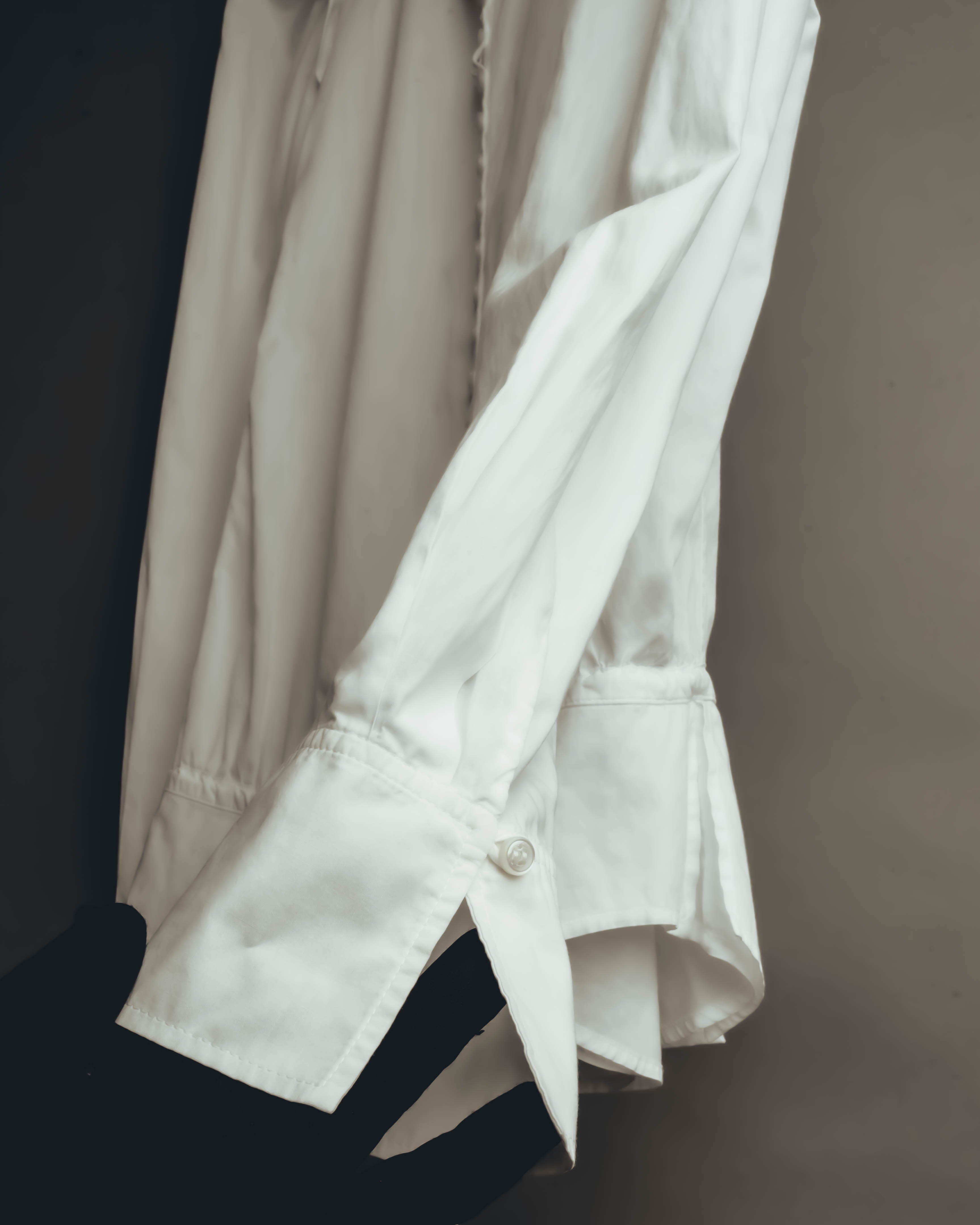 -SPECIAL- “YVES SAINT LAURENT” 70’s-90’s Ruffled high-neck blouse