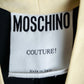 "MOSCHINO" Bicolor A line silhouette super long dress