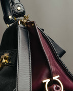 -SPECIAL- “Salvatore Ferragamo” 2019-21 Mixed material Sofia top handle bag
