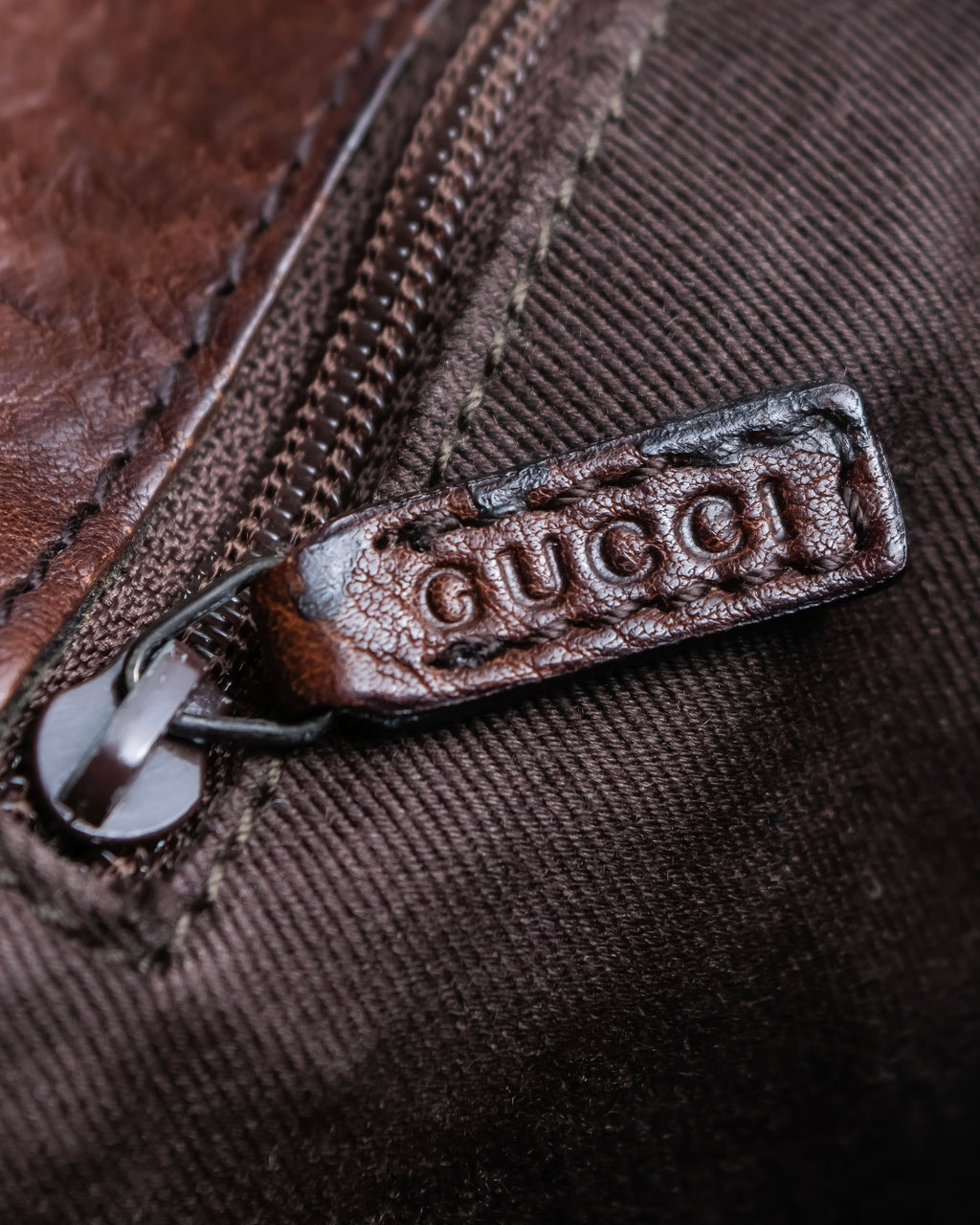 "GUCCI" GG canvas horsebit detail shoulder bag