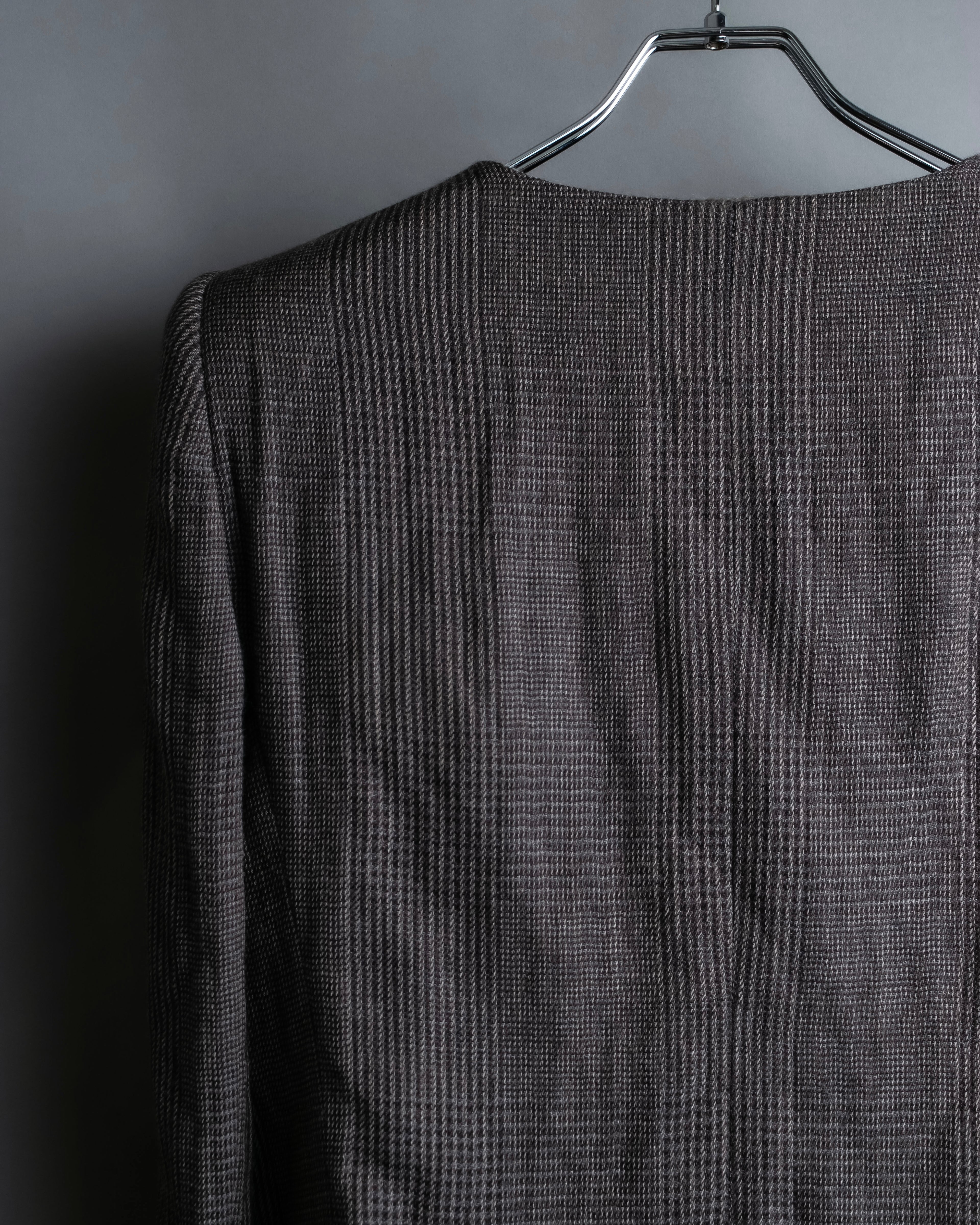 "GIORGIO ARMANI" Drawstring tailored jacket