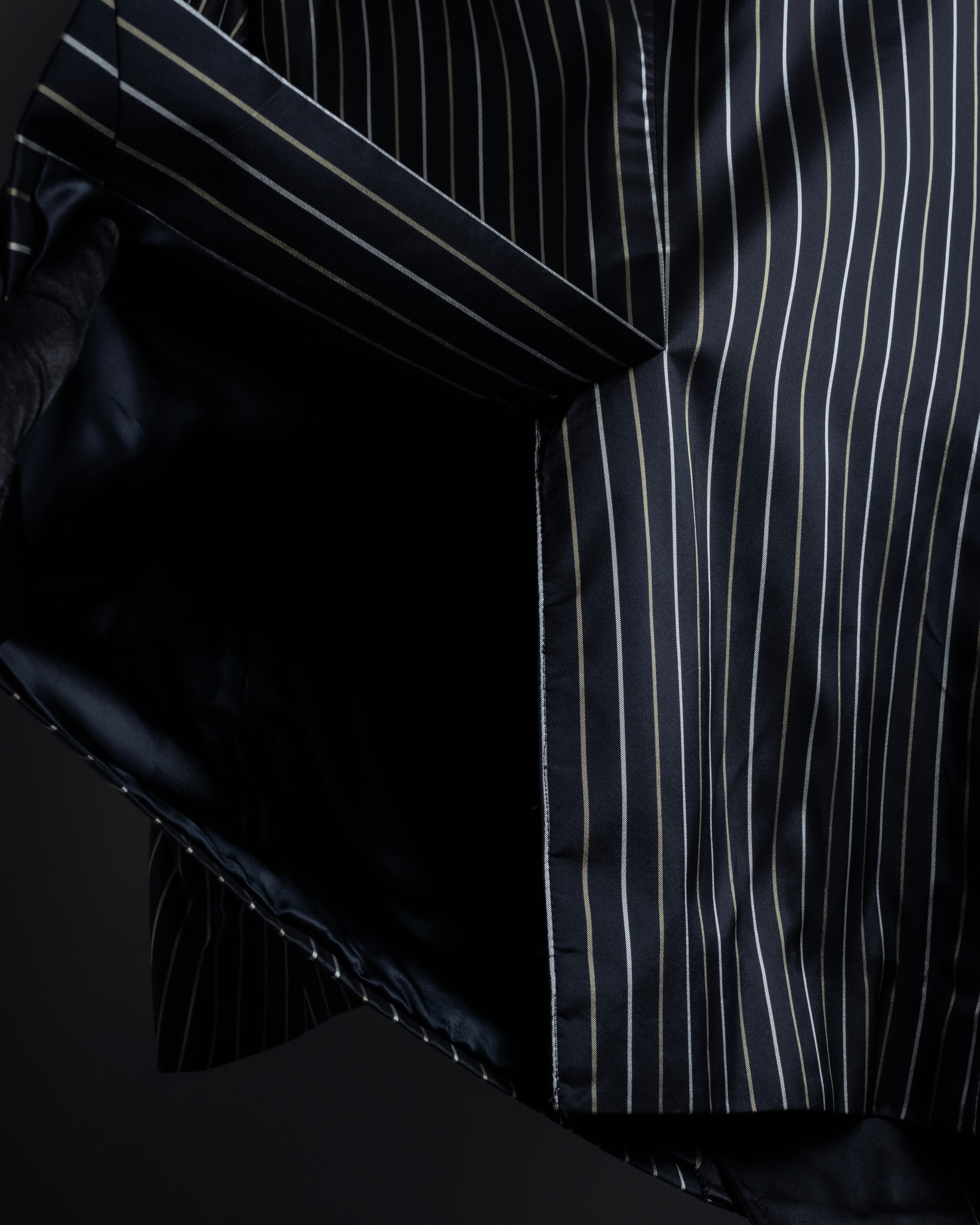 "Dolce & Gabbana" Silk design double-breasted tailored jacker