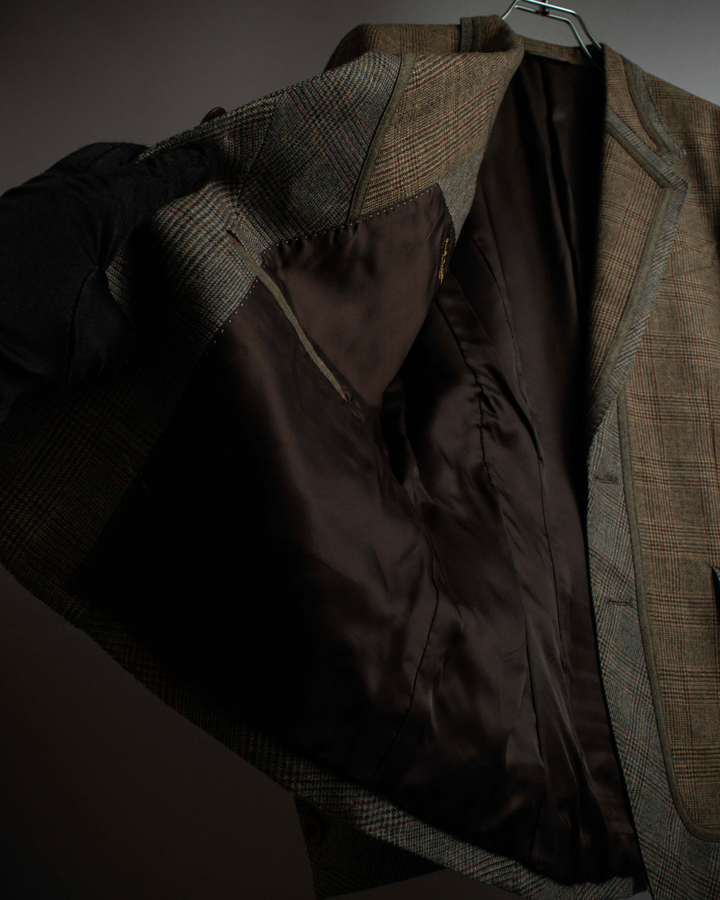 "PAUL SMITH" Flaming detail glen plaid set up