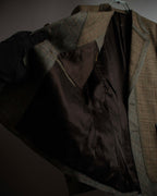 "PAUL SMITH" Flaming detail glen plaid set up