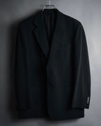 "GIORGIO ARMANI" 08’s-09’s Sharp pinstripe wool two button suit set
