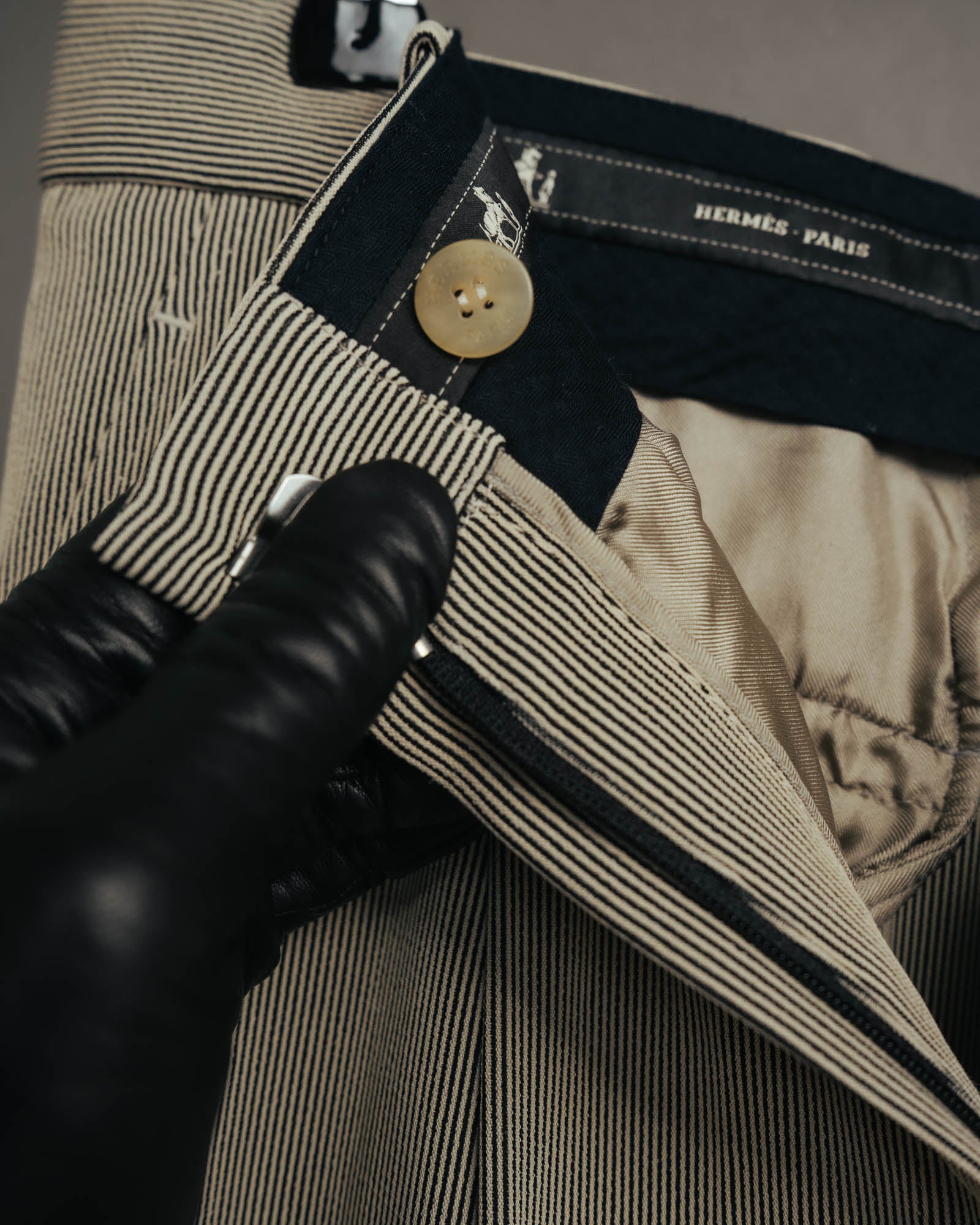 -SPECIAL- “HERMÈS“ Late 90’s-2010’s Fluid striped wide trousers