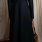 "ALBERTA FERRETTI" Large button shaped flare silhouette soutien collar coat