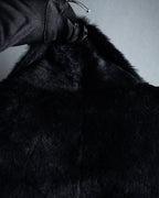 -SPECIAL- "Salvatore Ferragamo"
90's-00's A neat silhouette 100% lapin fur coat