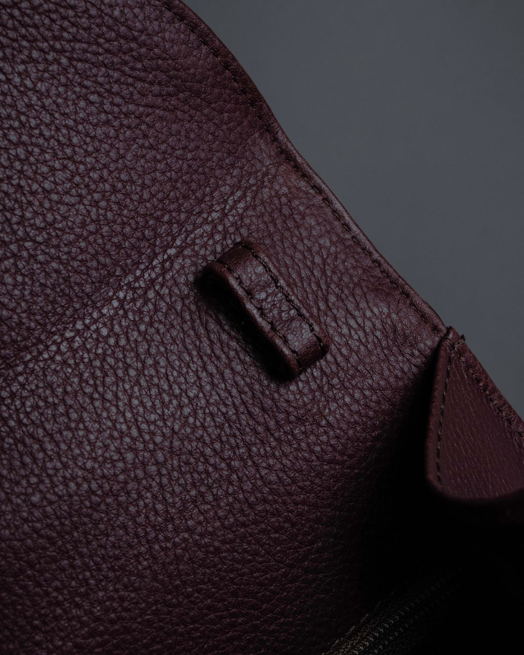 "YVES SAINT LAURENT" Diamond trim design 2way leather handle bag