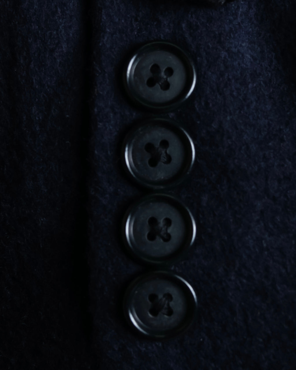 "Polo University Club by Ralph Lauren" Peaked dorapelle double-breasted wool chester coat