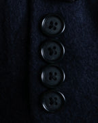 "Polo University Club by Ralph Lauren" Peaked dorapelle double-breasted wool chester coat