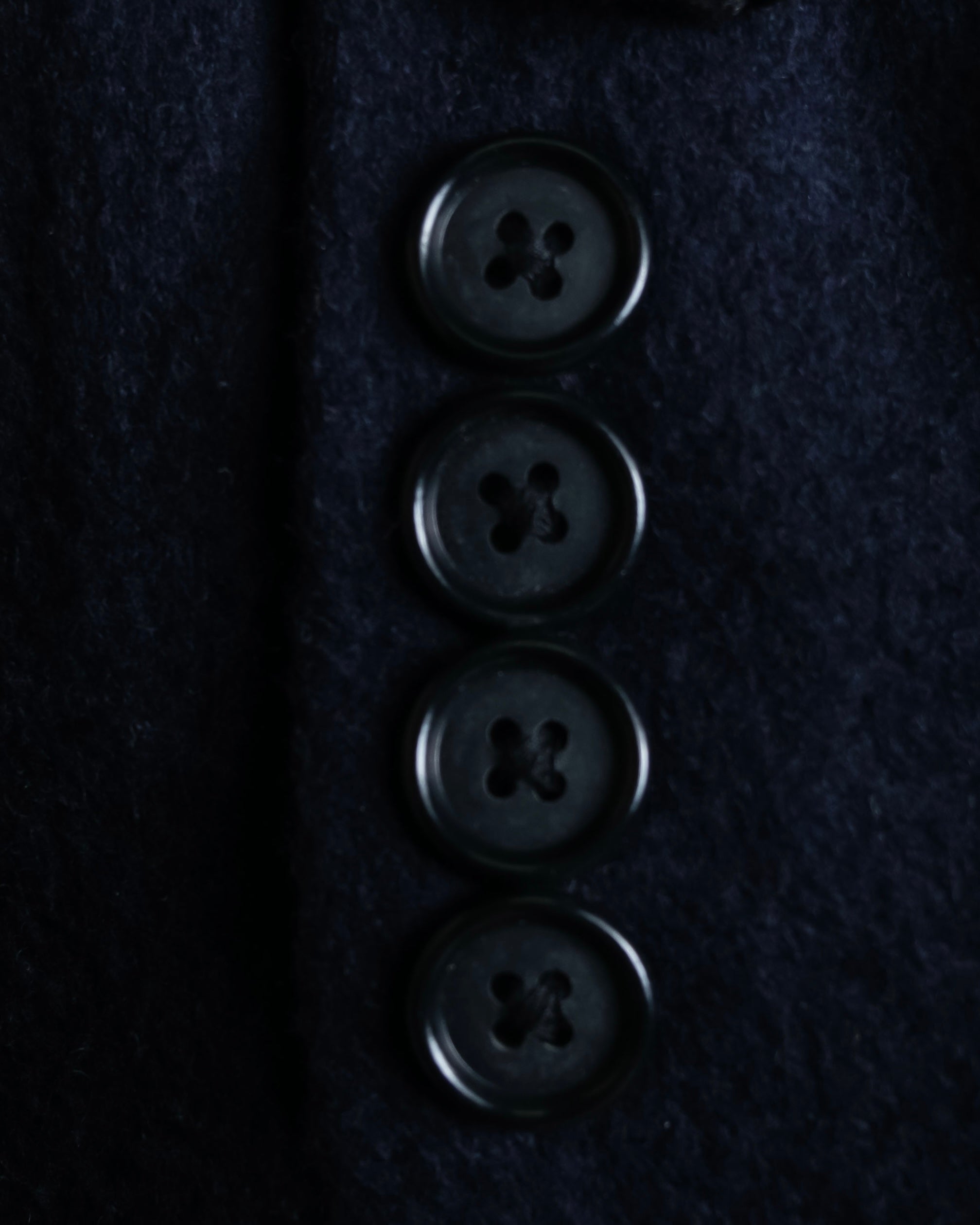 "Polo University Club by Ralph Lauren" Peaked dorapelle double-breasted wool chester coat