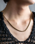 “Christian Dior” beautiful thick gold chain necklace