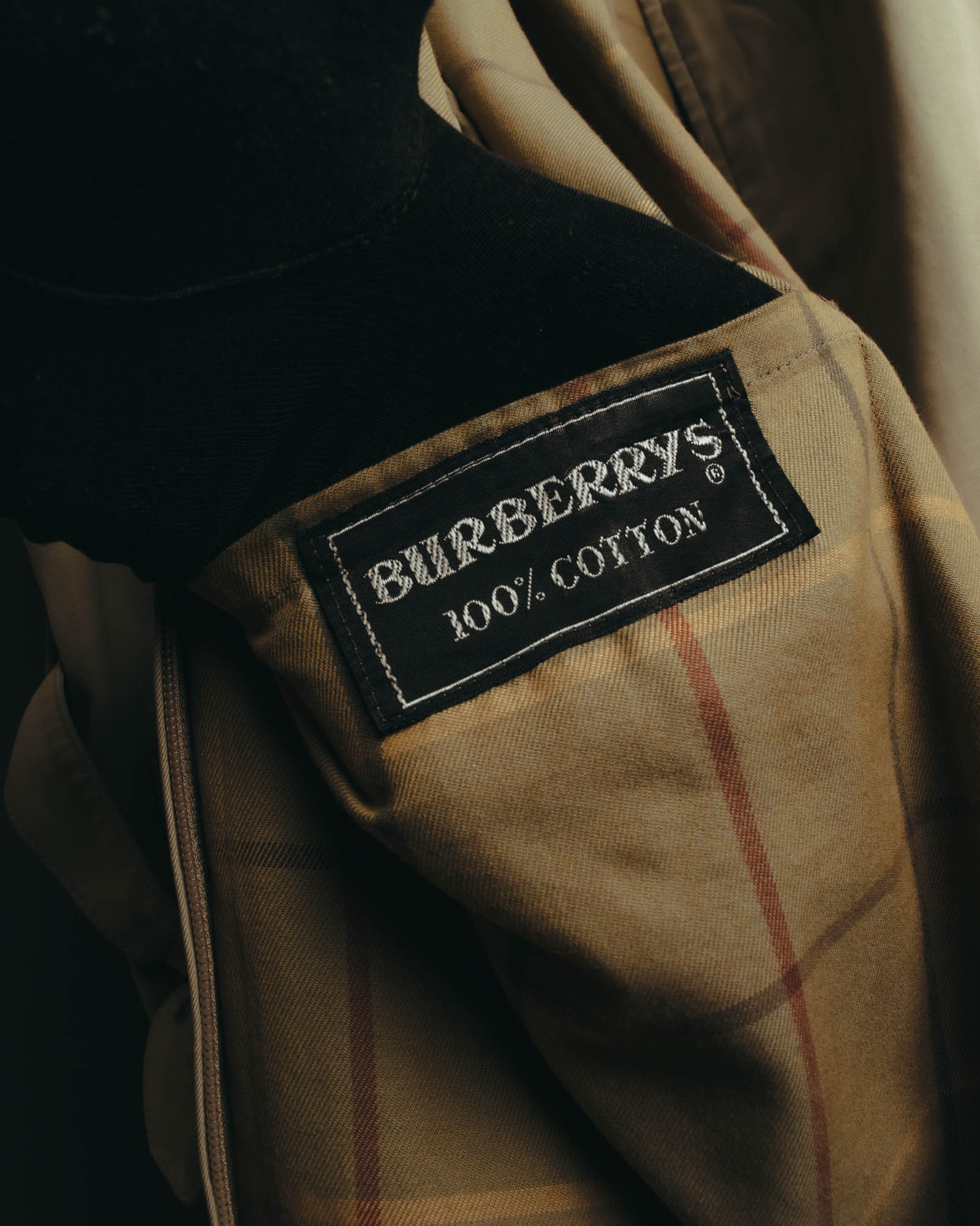 “BURBERRYS” 90’s classic cotton trench coat