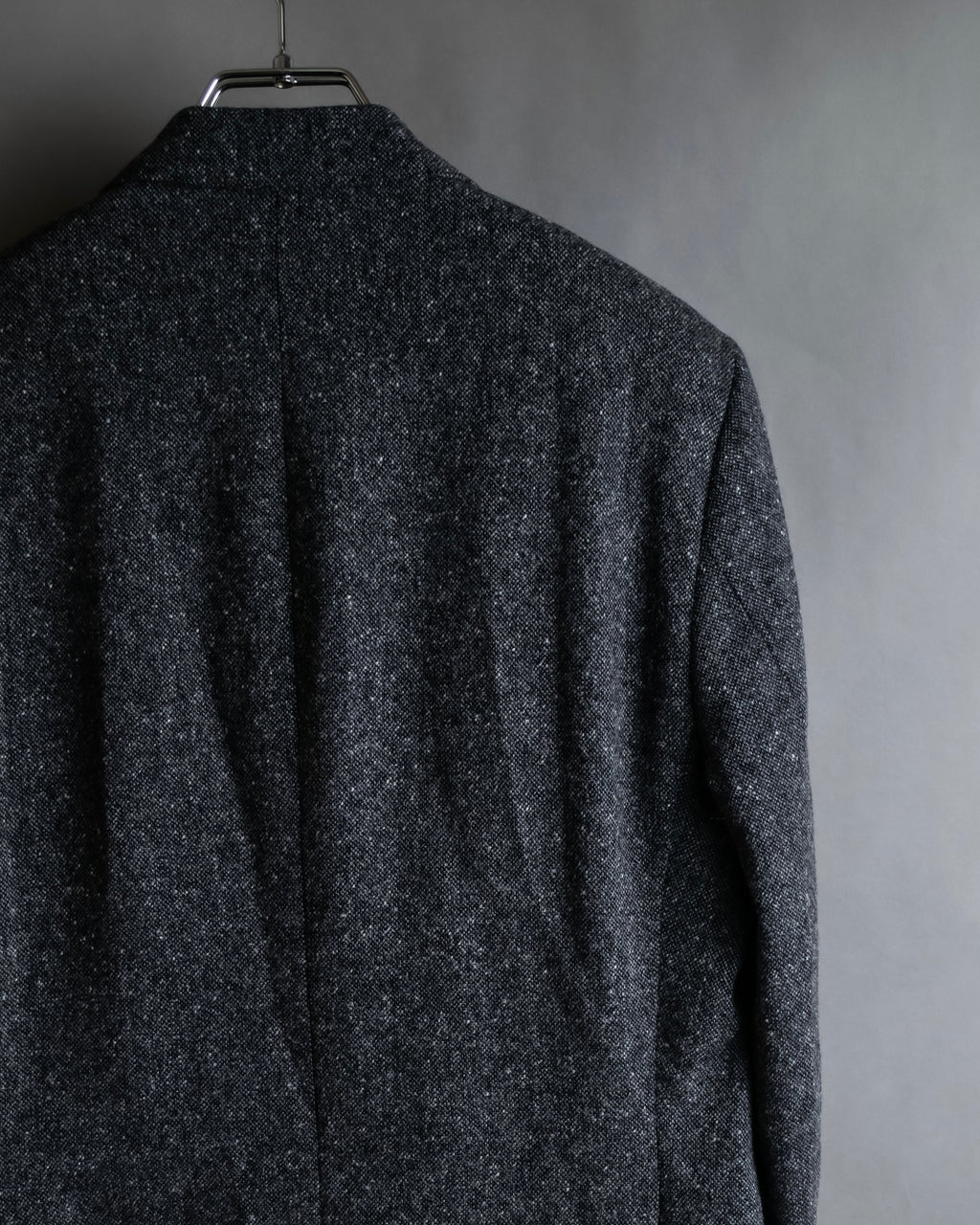 "THOM BROWNE" 3-button napped tweed tailored jacket