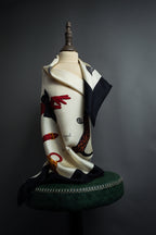 "Christian Dior" Parisian accessory motif silk scarf